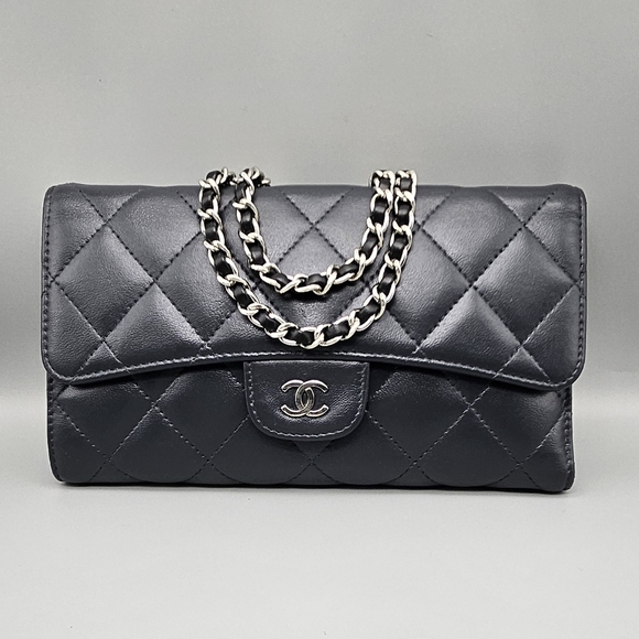 🩶CHANEL Grey Authentic Tri-fold Wallet/Clutch🩶 - Picture 17 of 17